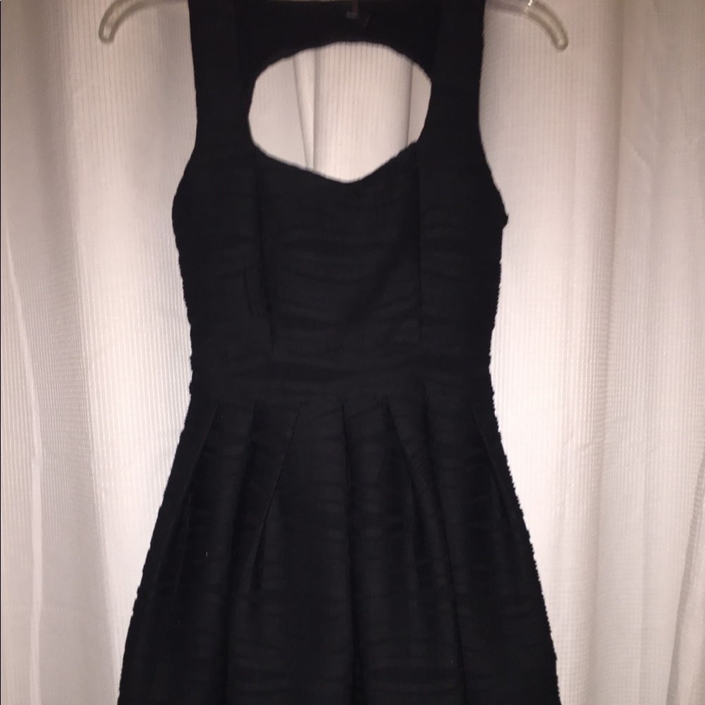 Black cocktail dress